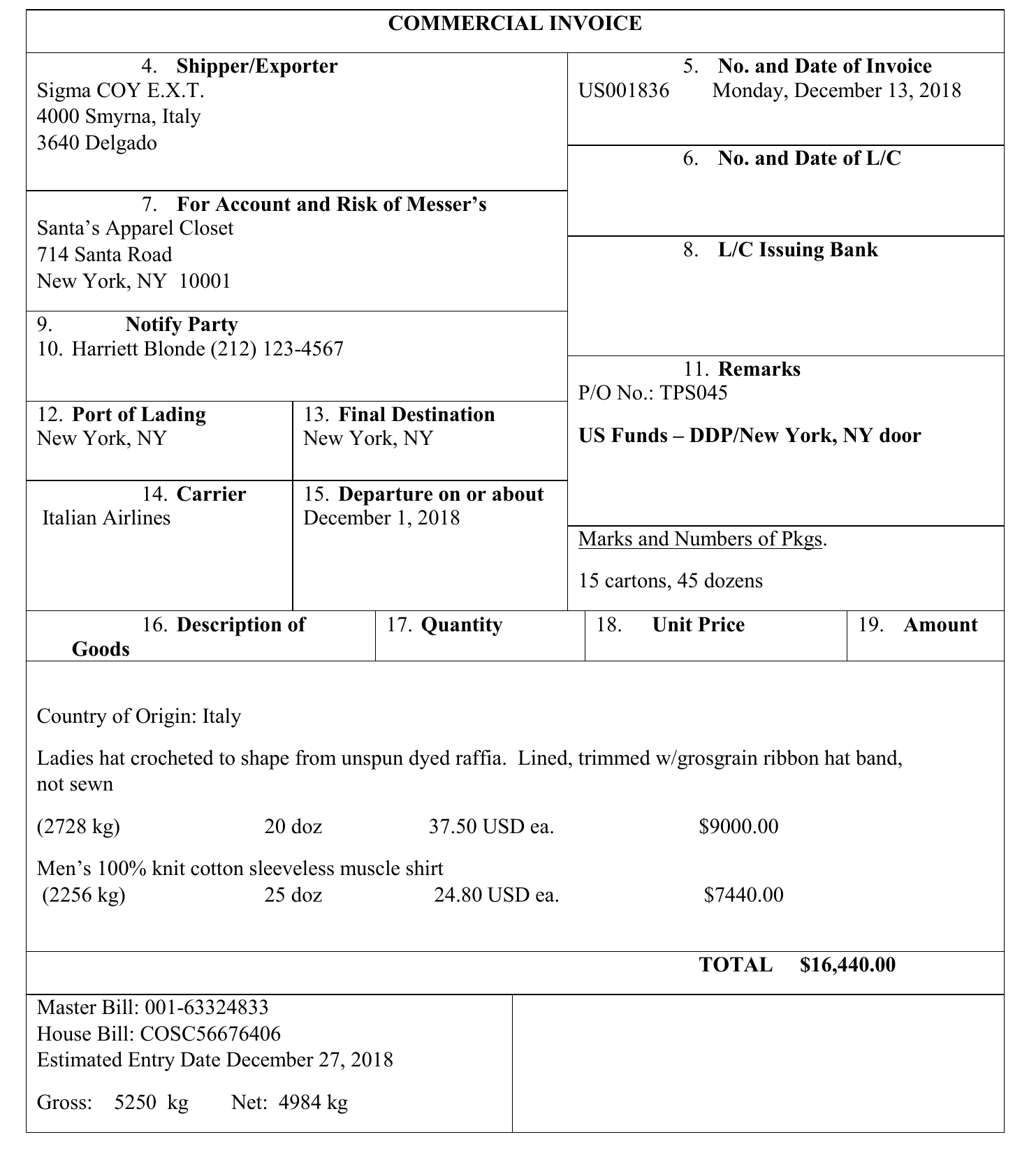 Exhibit, page 1 of 1